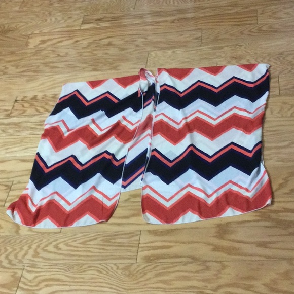 M/L Love Culture chevron blue peach boho kimono jacket - Picture 3 of 14